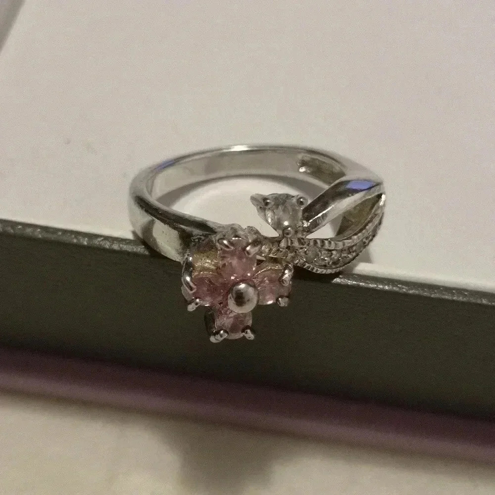 925  flower ring